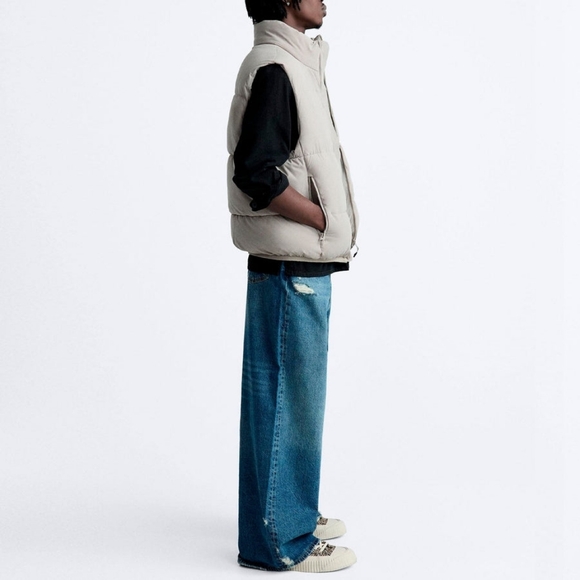 ZARA MEN'S PUFFER VEST SIZE XL - Picture 4 of 8